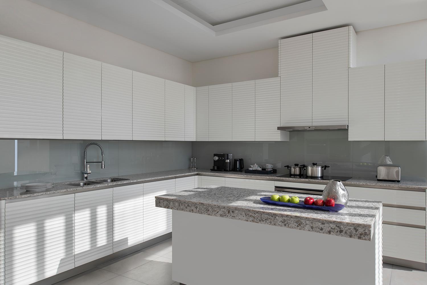 Banyan Tree Doha At La Cigale Mushaireb الغرفة الصورة A modern kitchen